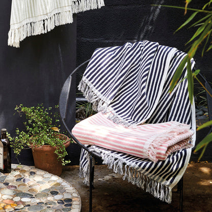 Beach towel Cuba Dark blue - 90 x 180 cm