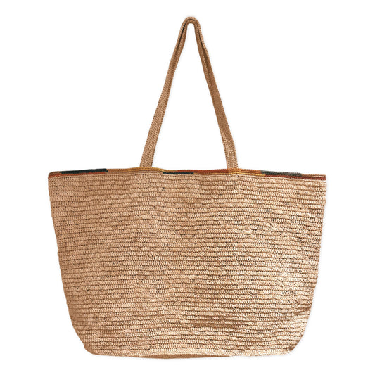 Handbag in raffia Hony Natural Natural