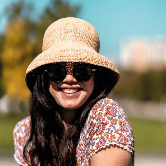 Hat in raffia Lucie Natural