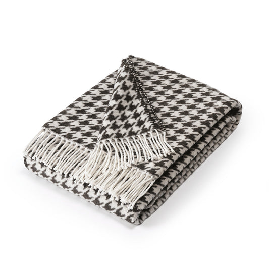 Woven plaid Pied de Poule Black / White