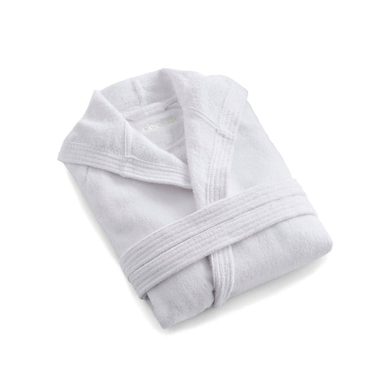 Hooded bathrobe White