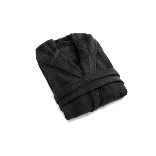 Hooded bathrobe - Dark grey
