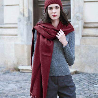 Long scarf - Burgundy