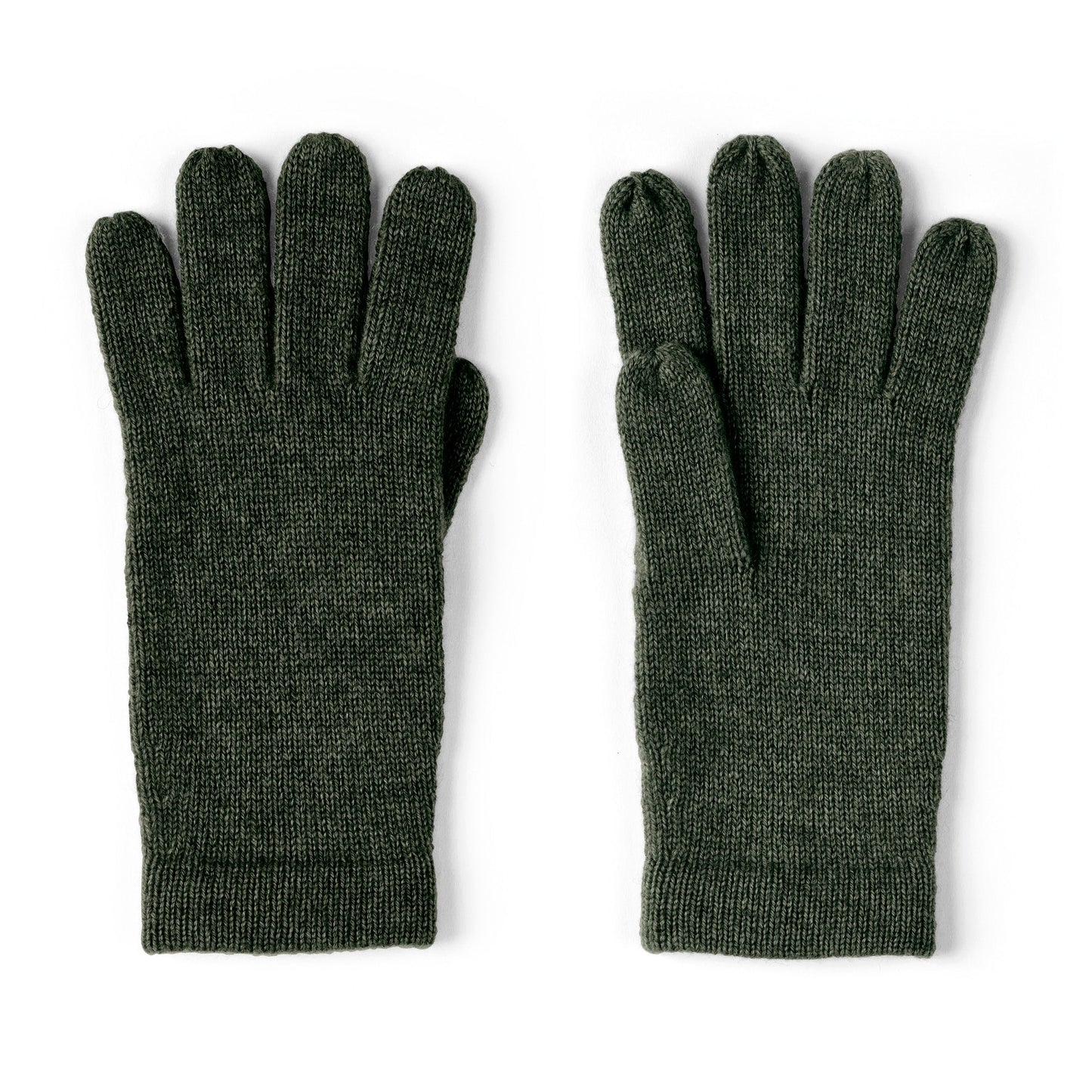 Gloves cashmere - Dark green
