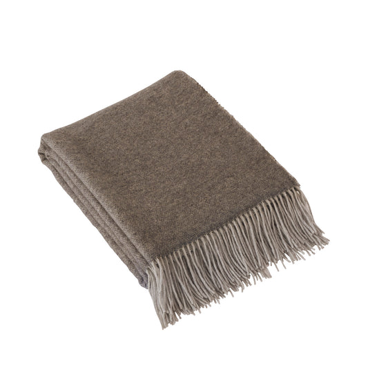 Woven plaid - Dark brown / light brown