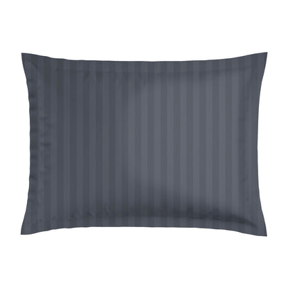 Pillowcases cotton satin - Jardin Botanique Grey / black