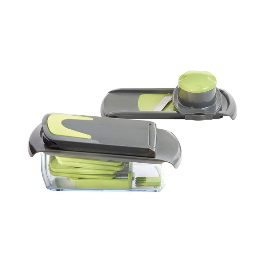 All In 1 chopper & mandoline slicer - Green/grey