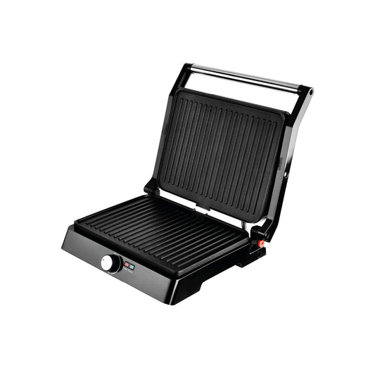 2-in-1 panini grill and plancha - Black / Grey