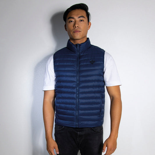 Down bodywarmer Liam - Navy blue