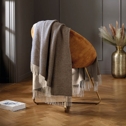 Woven plaid - Dark brown / Light brown