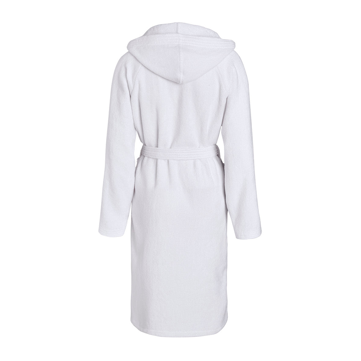 Hooded bathrobe - White