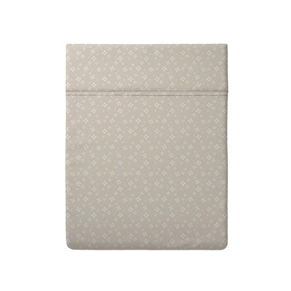 Flat sheet cotton satin - Mirabelle Taupe