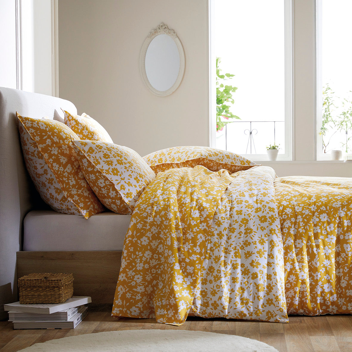 Pillowcase(s) cotton satin - Les Yeux de Suzanne Yellow