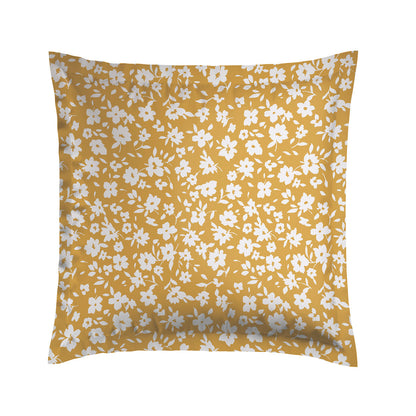 Pillowcase(s) cotton satin - Les Yeux de Suzanne Yellow