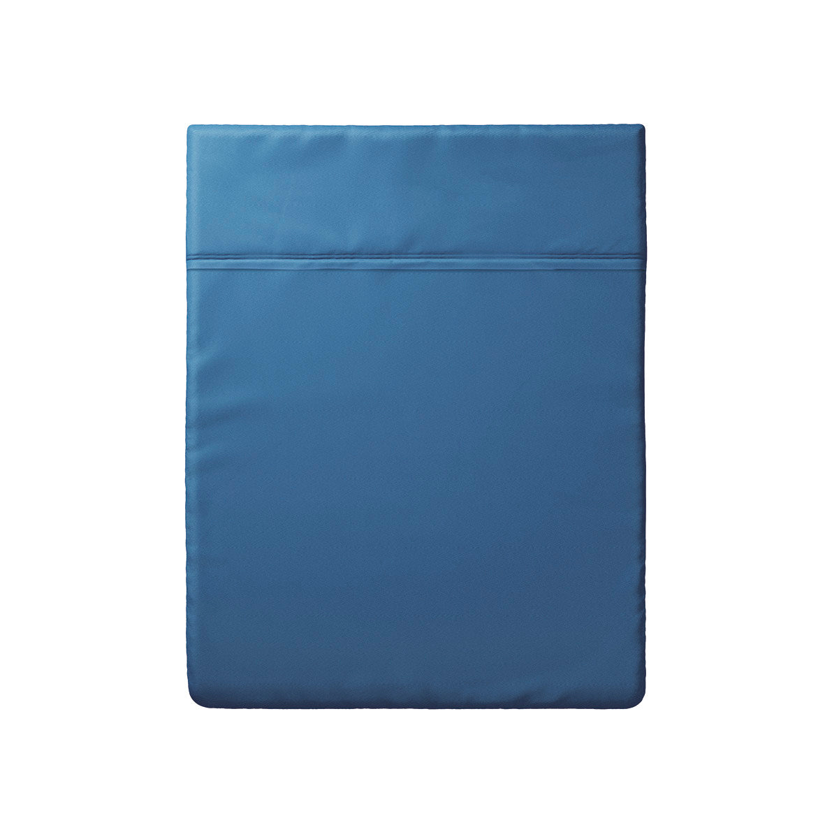 Flat sheet cotton satin Blue