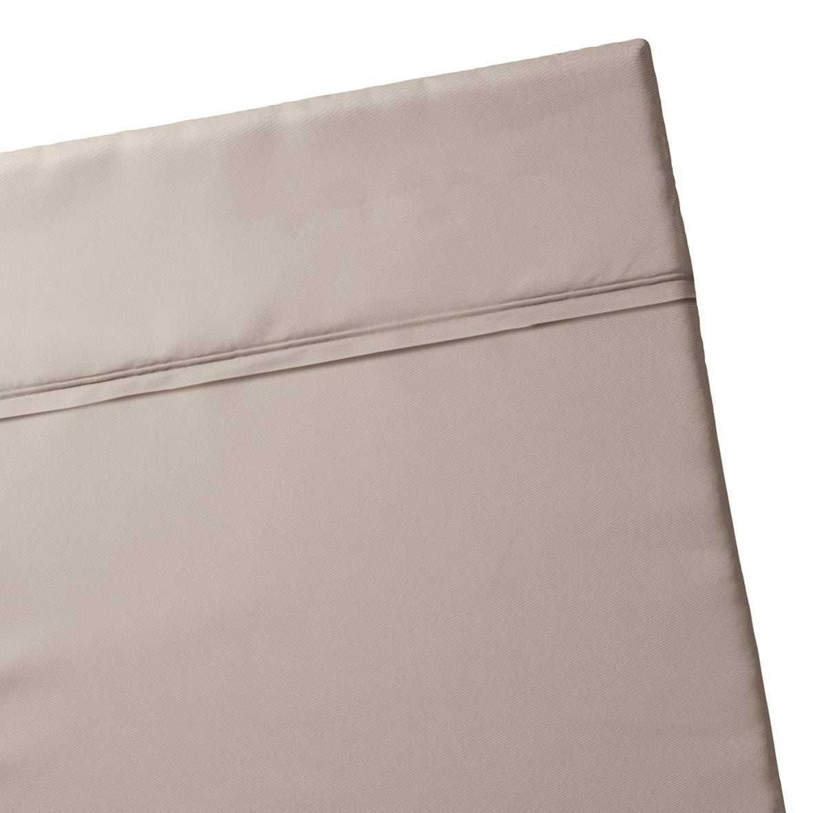 Flat sheet cotton satin - Uni Taupe