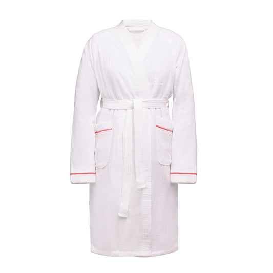 Bathrobe with shawl collar - Ecru