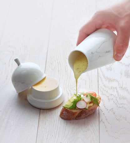 Belle for tapas, butter and olive oil - White marble