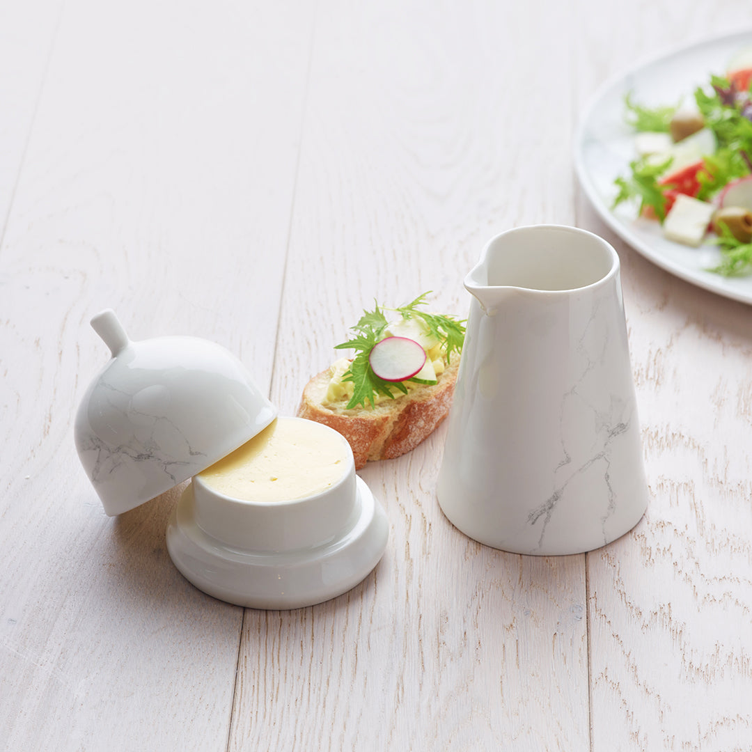 Belle for tapas, butter and olive oil - White marble