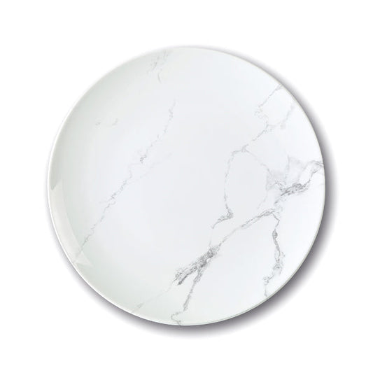 Set of 4 Culinaria serving dishes 30cm - White marble - cold
