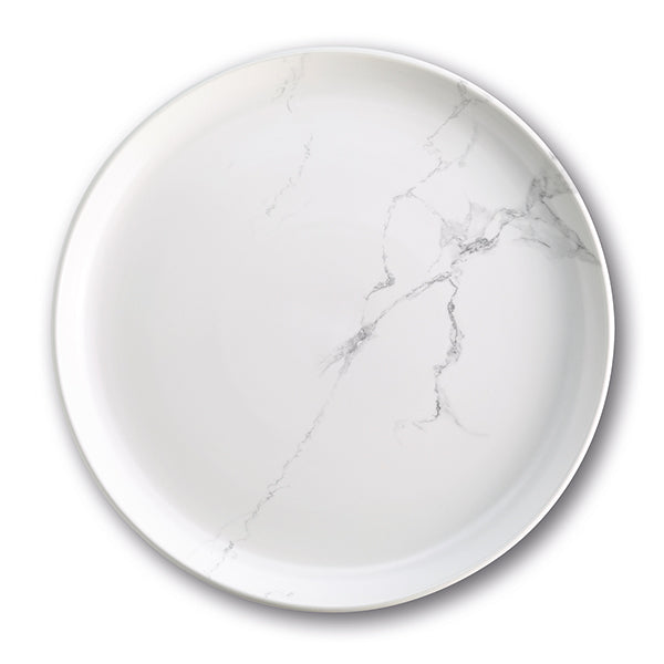 Calido grand plat à servir 34cm - Marbre blanc - froid - VipShopBoutic