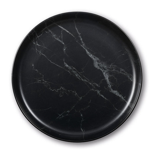 Calido large serving dish 34cm - Black marble - hot