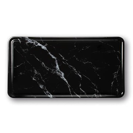 Modulo serving dish 39 x 21 cm - Black marble - hot
