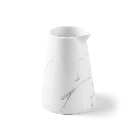 Mirlo sauce jug 15cl- White marble - cold