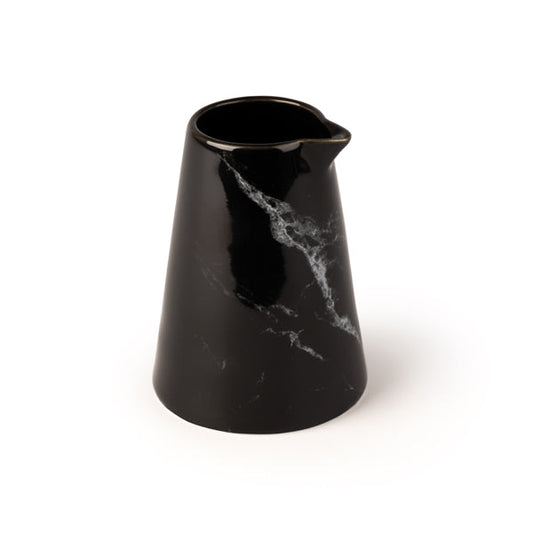Mirlo sauce jug 15cl- Black marble - warm