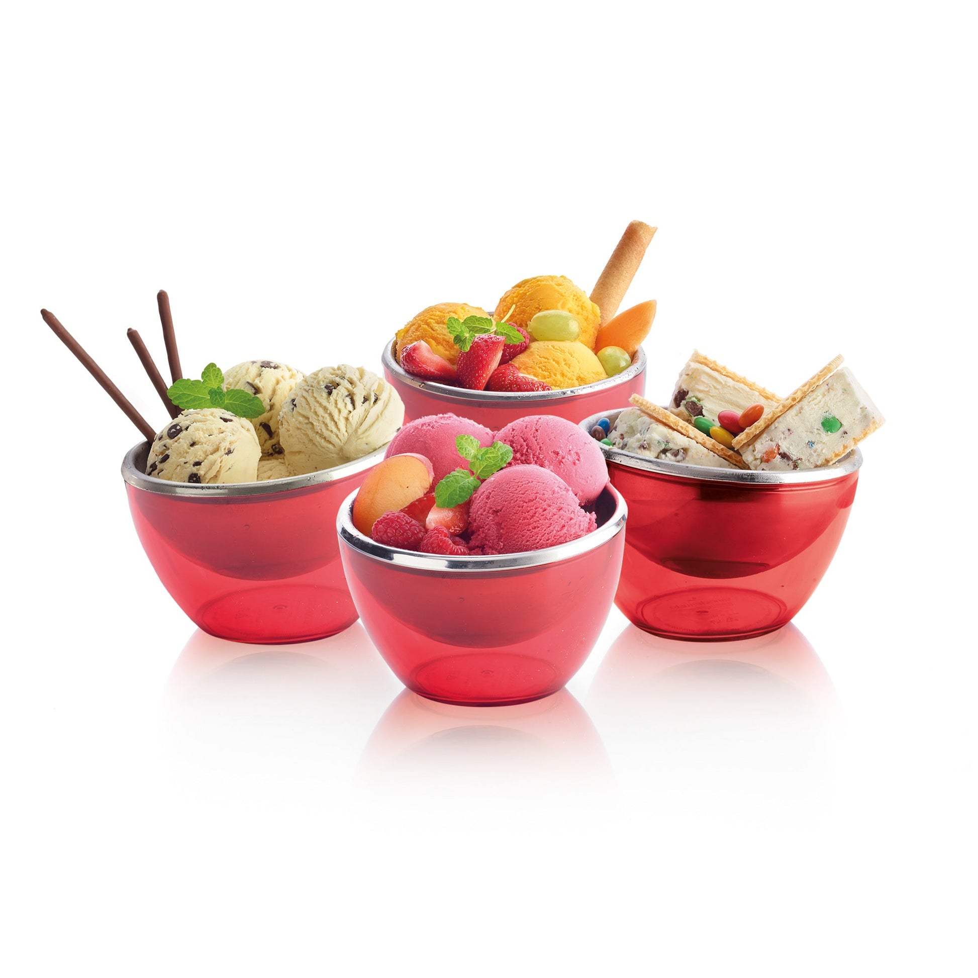 FROSTY CUPS - Pour vos aliments froids ou congelés - CHERRY RED - VipShopBoutic