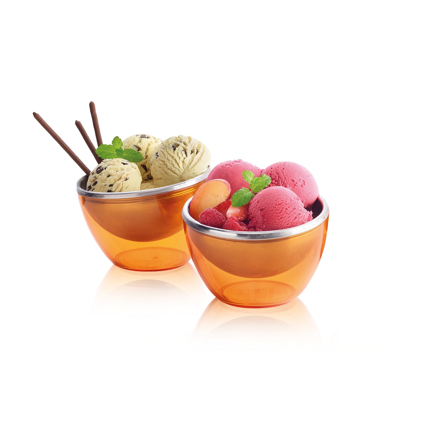 FROSTY CUPS -  Pour vos aliments froids ou congelés - SUNNY ORANGE - VipShopBoutic