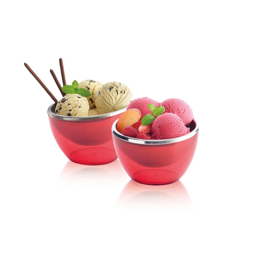 FROSTY CUPS - Pour vos aliments froids ou congelés - CHERRY RED - VipShopBoutic